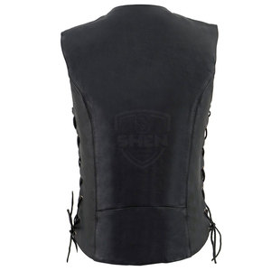 Gilet en cuir pour hommes, qualité supérieure, meilleure vente, gilet en cuir respirant pour hommes fabriqué au Pakistan, dernière conception, à prix raisonnable - Product Image 6