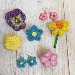 Trendy Bohemian Style Beaded Jewelry Pendants Handmade Colorful Beaded Palm <b>Tree</b> Charm for <b>Bags</b>/Keys Bohemian Accessory - Product Image 6