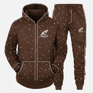 Conjuntos Deportivos Personalizados para Niños con Logotipo, Chándales de Felpa Hechos a Medida para Entrenamiento, Traje Deportivo al por Mayor para Correr - Product Image 2