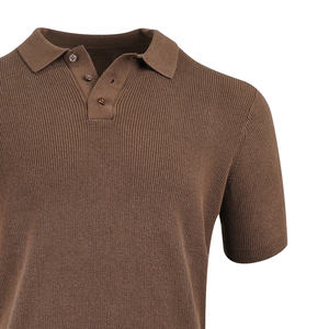 เสื้อโปโลผ้าฝ้ายออแกนิกสำหรับผู้ชาย, เสื้อโปโลแขนสั้นนุ่มเป็นมิตรกับสิ่งแวดล้อมดีไซน์เป็นอมตะ - Product Image 6