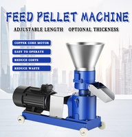 Petite machine à granulés de paille pour animaux, moteur diesel, fabrication de granulés d'aliments pour bétail, pelletiseur diesel