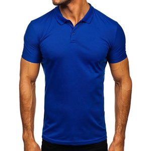 Camisetas de Polo personalizadas para hombre, Camisa lisa de 100% algodón, de manga corta, venta al por mayor - Product Image 2