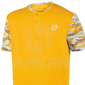 Conjunto de uniformes de béisbol de alta calidad OEM-Conjunto de pantalones de Jersey de poliéster 100% de secado rápido transpirable con impresión del logotipo del equipo a bajo precio - Product Image 6