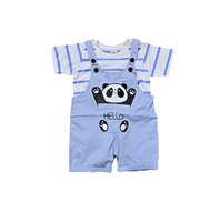 Romper Bayi Unisex Musim Dingin Bahan Spandex/Serat Bambu, Ritsleting YKK Dua Arah, Kancing Perekat, Motif Bunga Bergaris, Ringan