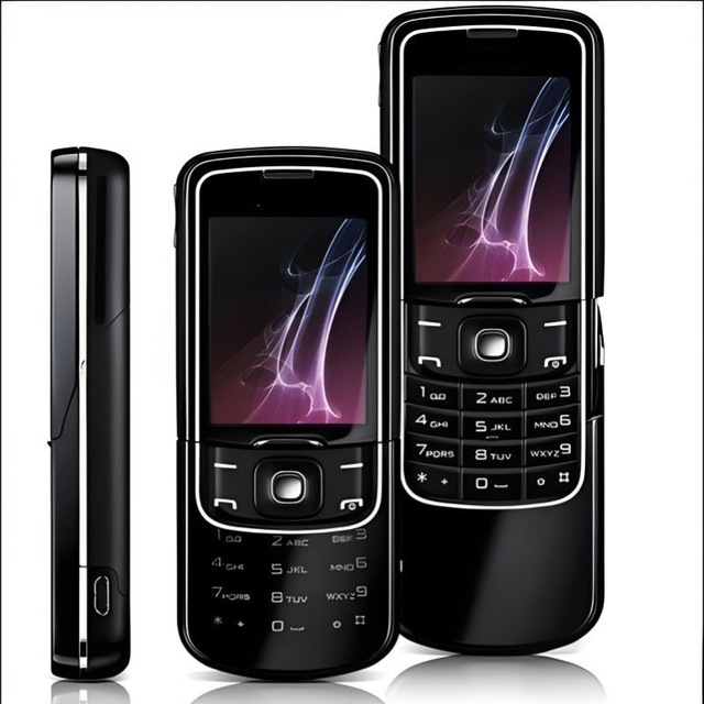 Genuine Products Low Prices Nokio 8600 Slider 2.0 Inch High-capacity Battery 2G 3G GSM FM Breathing Keyboard Feature Phone