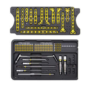 Instrumentos ortopédicos Mini fragmentos 2,7mm Juego de instrumentos de placa de bloqueo de acero inoxidable Uso hospitalario duradero - Product Image 1
