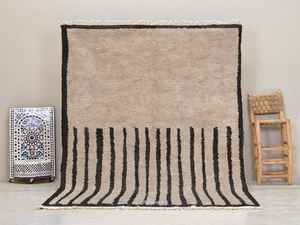 Alfombra Azilal de polipropileno 100% para sala de estar, Vintage, marroquí, venta al por mayor, tribal, bereber - Product Image 6