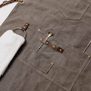 Durable Washable Heavy Duty <b>Leather</b> <b>Apron</b> <b>Leather</b> Welding <b>Apron</b> - Product Image 3