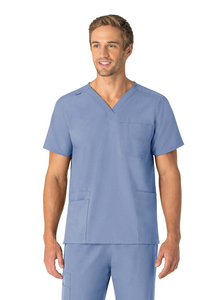 Scrubs d'été pour hôpitaux best-seller Ensemble de gommage pour infirmière imprimé logo personnalisé Combinaison chirurgicale anti-rides pour les mains - Product Image 4