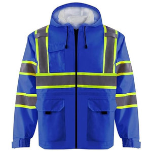เสื้อแจ็กเก็ต Hi VIS สำหรับผู้ชายเสื้อคลุม2025มองเห็นได้ชัดเจน - Product Image 1