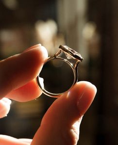 Bezel Setting <b>Oval</b> Cut Lab Grown Diamond <b>Ring</b> Solitaire CVD <b>Engagement</b> <b>Ring</b> 2.00 Ct East West <b>Oval</b> Lab Diamond Wedding <b>Ring</b> VS1 - Product Image 5