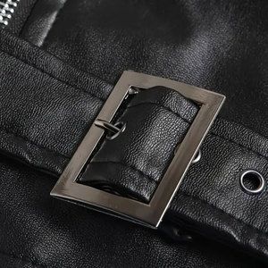 Chaleco Clásico de Cuero para Hombre con Cuello Alto y Cierre de Cremallera, Ajuste Cómodo, Chaleco de Moda para Club, Aire Libre y Mercado de Exportación - Product Image 6