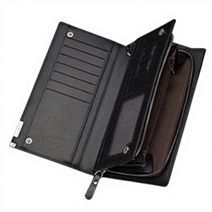 Goodshopping - Tarjetero Bifold Delgado de Microfibra y Cuero Sintético para Hombre, Elegante, Moderno, Impermeable, de Primera Calidad y Duradero - Product Image 5