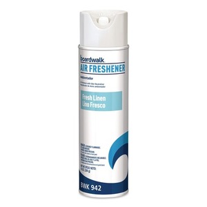 Boardwalk 10 Oz. Ambientador en Aerosol Fresh Linen 1000000035 Ecológico para Hogar, Oficina y Auto, 6/Caja, Certificado ROHS - Product Image 1