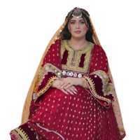 Ensembles pour femmes de qualité supérieure, ethniques tribaux Banjara, vintage, afghans/pakistanais, Kuchi, pour fêtes, broderie traditionnelle, dentelle à paillettes, pompons