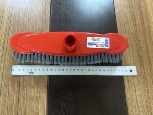 Balai / Brosse de Nettoyage en Plastique pour Sol avec Manche Long et Brosse de Table pour Balayage de Bureau - Product Image 3