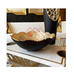 Vase à puces dorées et à fleurs pour décoration de Table/saladier Unique pour centres de Table de mariage, prix de gros 2022 - Product Image 1