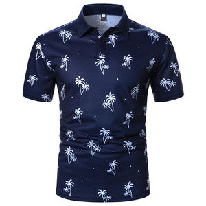 Polo Premium para hombre, camiseta Polo de manga corta con cuello personalizado por sublimación para hombre, camiseta Polo de Golf - Product Image 1