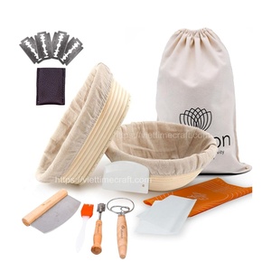 Rattan <b>Bread</b> Proofing <b>Basket</b> Oval Handmade Natural Dough Rising Bowl for Sourdough <b>Bread</b> Baking Eco-Friendly Tool - Product Image 6