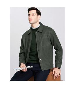 Veste d'hiver confortable et flexible pour homme, style vintage, respirante, écologique, coupe-vent, chauffante, en mélange polyester et élasthanne, col montant - Product Image 1