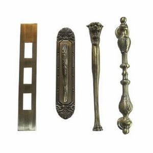 Poignée de remplacement en laiton pour casserole, poignée longue anti-brûlure en bakélite avec finition antique pour cuisinière - Product Image 5