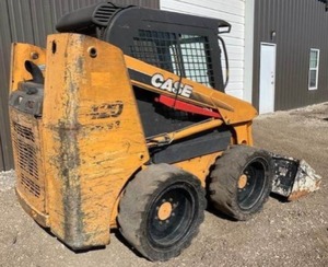 2009 para Case 420 Series 3 Skid Steer Loader Compact Power Crawler Loader con motor productivo y componentes de bomba - Product Image 1