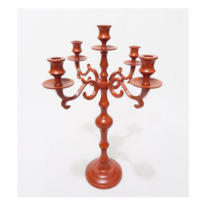 Candelabro Moderno de Estilo Nórdico de Dos Tonos, Diseño Antiguo, de Aluminio, con 5 Brazos, Decoración Navideña Elegante para Bodas, Diseño Colorido - Product Image 4