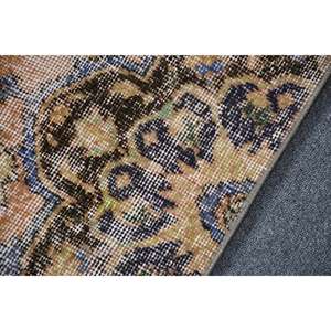 Petit tapis vintage, tapis turc de 2,9 x 3,7 pieds, tapis en laine marron - Product Image 5