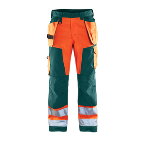 กางเกงผ้าใบกันน้ำสะท้อนแสงสำหรับงานก่อสร้างแบบ Hi-Vis คุณภาพสูง บริการ OEM - Product Image 6