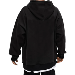 Sudadera con capucha holgada de gran tamaño de algodón 100% de alta calidad con logotipo personalizado para la temporada de invierno - Product Image 3