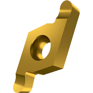 Plaquette de tournage indexable ISO X61 0602-R100 LG8330 avec revêtement PVD, profondeur 3 mm, catégorie de produit : Outil de tournage PU 10 - Product Image 2
