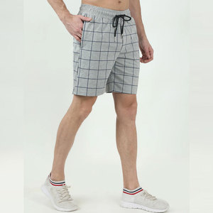 Pantalones cortos de chándal de verano para hombre, logotipo personalizado, cintura elástica, lona transpirable, Color sólido en blanco, cintura media, estilo informal, OEM personalizable - Product Image 2