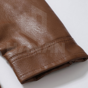 แจ็กเก็ตหนังวัวสำหรับผู้ชาย, แจ็กเก็ตหนังวัวแบบพรีเมี่ยมวัสดุภายในที่นุ่มทนทานและเย็บติดทนนาน - Product Image 6