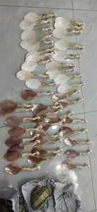 Cuillère à coquillage écologique du désert avec bougie sculptée à la main Grossiste de cuillère à coquillage du Vietnam - Product Image 4