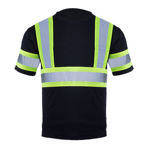 Camiseta de Trabajo de Seguridad Reflectante de Alta Visibilidad para Hombre, Tipo R Personalizada, Transpirable, de Poliéster Térmico, Impermeable, con Logotipo - Product Image 1