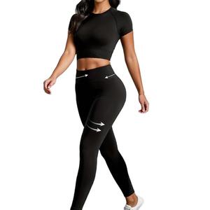 Conjunto de Yoga de Cintura Alta y Secado Rápido para Mujer, Marca Benitez, OEM ODM, Ropa Deportiva Transpirable - Product Image 6