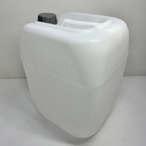 Tonneau en <span class=keywords><strong>plastique</strong></span> 30L Jerrycan carré blanc HDPE Tambour chimique de 30 litres avec couvercle et poignée Moulage par soufflage 30 kg Conteneur seau - Product Image 2