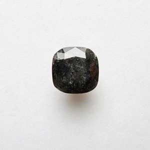 Diamante suelto de 1.93 ct, corte cojín, sal y pimienta, 6.60x6.60x5.10, corte excelente para la fabricación de joyas, certificado por IGI - Product Image 1