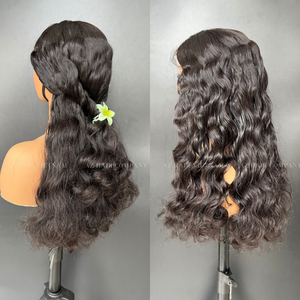 Hot Selling 100% Raw Vietnamese Wig Ocean Wavy Hair Extensions with Natural Wave Style Wholesales Price for Black Women - Product Image 5