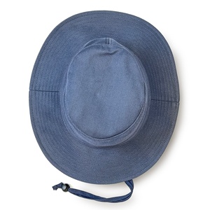 Sombrero de pescador para senderismo y aventura, venta al por mayor, de alta calidad, con correa para la barbilla y cierre de cordón, material de algodón, cómodo, elegante, de ala ancha, para hombre - Product Image 4