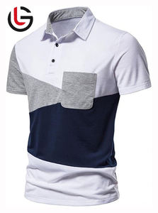 Maillot 100% coton pour hommes pour polos de golf 180 grammes de tissu tricoté poids plus grande chemise ample de taille personnalisée pour hommes - Product Image 4