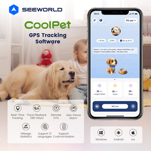 Collier <span class=keywords><strong>GPS</strong></span> de suivi pour animaux de compagnie, anti-perte, 4G, avec clôture virtuelle et fonction de choc pour chiens de chasse - Product Image 6