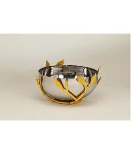 Pièce maîtresse de table en aluminium plaqué argent de conception attrayante pour la maison hôtels restaurants utilisés à bas prix pour la décoration. - Product Image 3