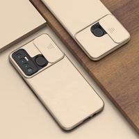 Coque de téléphone à fenêtre coulissante en métal TPU avec imprimé d'huile pour Tecno Camon 17 19 Pro Neo camon 18 Premier pro 18i 18T