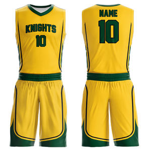 Ensembles d'uniformes de basketball personnalisés unisexes en gros, grandes tailles, antibactériens, professionnels, respirants, confortables et imprimés - Product Image 5