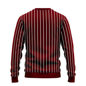 Sudadera de Alta Calidad Personalizada, Color Granate, Gruesa, de Felpa, con Cuello Redondo, Sublimada, Deportiva, para Hombre - Product Image 4
