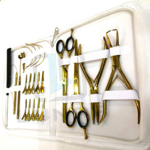 Nuevo Kit de herramientas de extensiones de cabello Micro links totalmente personalizado Alicates para el cabello con 2 agujeros Plasma Color dorado Alicates de proveedor al por mayor - Product Image 5