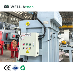 <strong>Vertical</strong> Baler <strong>Machine</strong> With Intelligent Control For Mixed Recyclables - Product Image 6