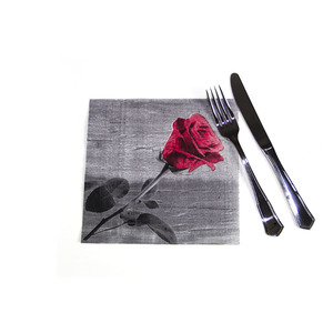 Serviettes Bella imprimées point à point 40x40cm, 600 pièces, B2B - Product Image 1