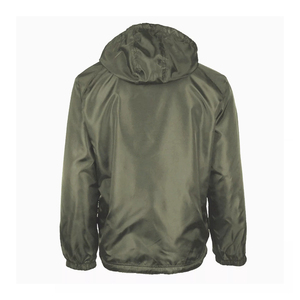 Chaqueta cortavientos de fútbol informal para hombre, chaqueta de diseño con cremallera completa, resistente al agua, azul, venta directa de fábrica para invierno - Product Image 4